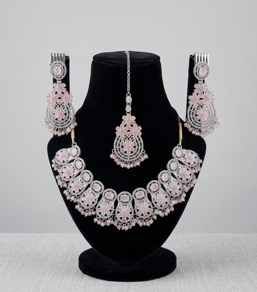 Gul-e-Bahaar Silver bridel set
